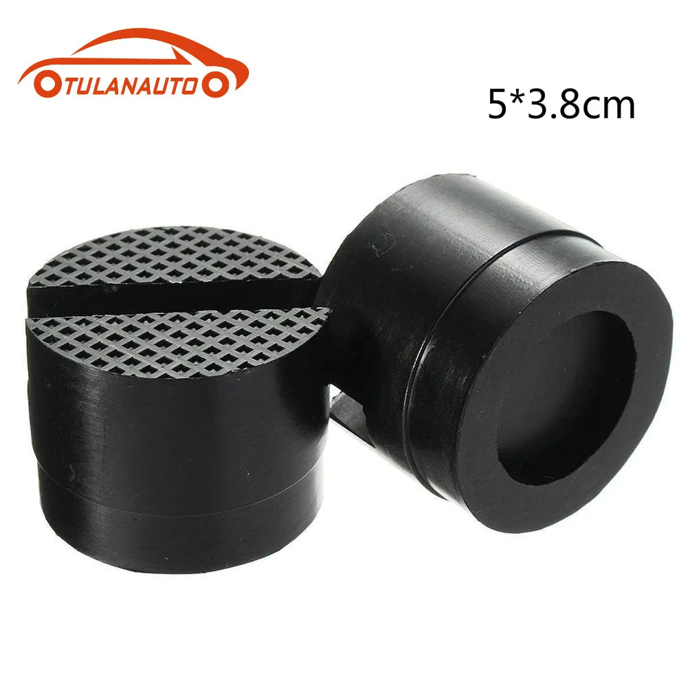 

TULANAUTO 1pcs Car Jacks Rubber Pad 5*3.8cm Universal Slotted Frame Rail Floor Jack Guard Adapter Lift rubber support block