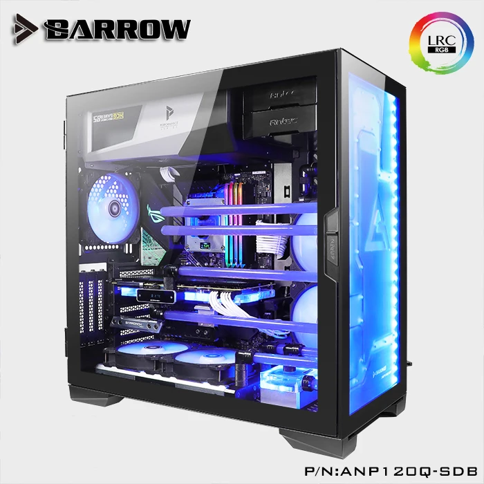 Барроу водяного пути пластина для ANTEC P120 чехол спереди Тип RGB резервуар 5 в 3PIN ARGB AURA материнская плата резервуар для воды ANP120Q-SDB