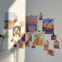 Ins Setting Sun Beautiful Scenery Decorative Poster Paper Girl Room Home Decor Background Diy Wall Sticker Photo Props 20 Sheets