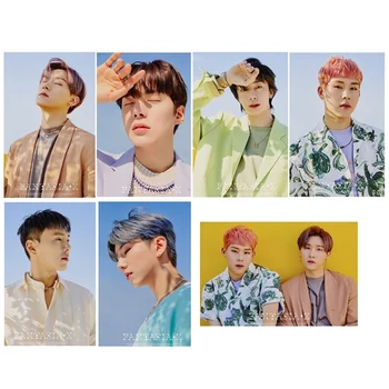 

29Pcs/set K-pop MONSTA X FANTASIA X Album Lee Min Hyuk Kihyun Sticky Photo Cards Sticker New Fashion Crystal Card Stickers