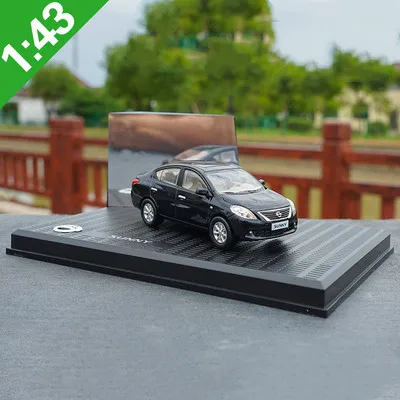 Высококачественная оригинальная модель из солнечного сплава 1:43 Nissan, коллекция подарков для моделирования, Литые металлические Автомобильные украшения - Цвет: Черный