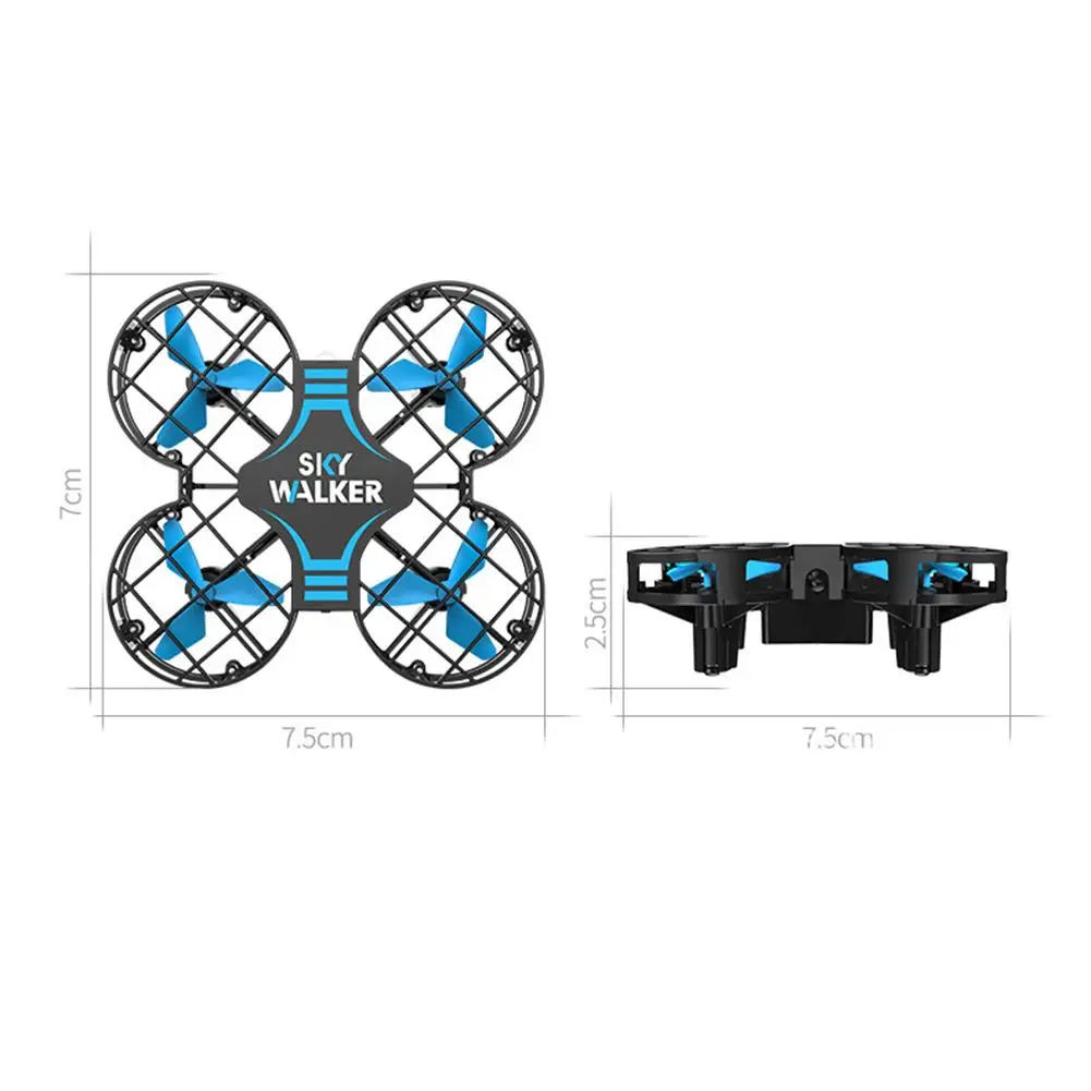 RC самолет игрушка мини Дрон для детей высота удержания RC Квадрокоптер 3D флипс Stun 360 градусов рулон Регулируемая 3 скоростная игрушка "самолет"