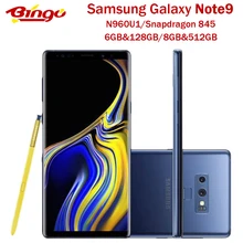 Разблокированный телефон Samsung Galaxy Note9 Note 9 N960U1, 6 ГБ/8 ГБ ОЗУ, экран 845 дюйма, Восьмиядерный процессор Snapdragon 6,4, двойная камера 12 Мп, NFC, 128 ГБ/512 ГБ Разблокированный телефон Samsung Galaxy Note9 Note 9 N960U1, 6 ГБ/8 ГБ ОЗУ, экран 845 дюйма, Восьмиядерный процессор Snapdragon 6,4, двойная камера 12 Мп, NFC, 128 ГБ/512 ГБ