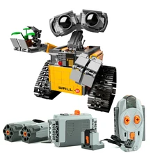 Nova modificação rc ver idéias robô parede e 21303 piso acessório moc blocos de construção brinquedo educacional diy crianças presentes aniversário