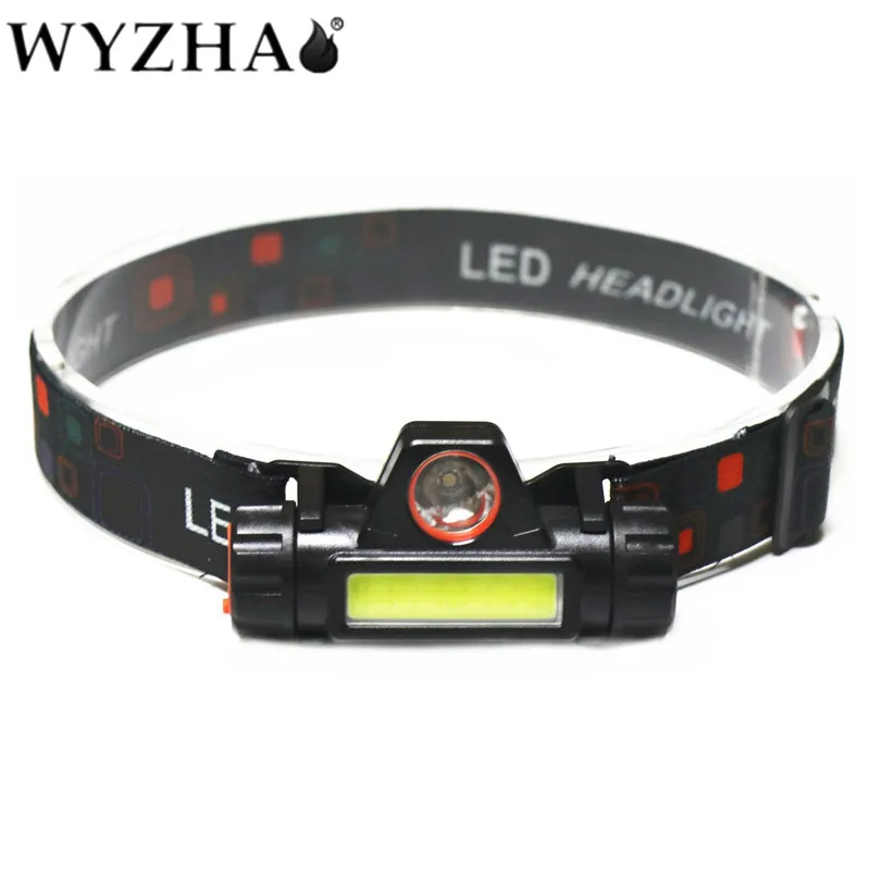 

headlamp illuminates 8000 lumen COB+Q5LED magnet fixed head lamp portable maintenance lamp flashlight night fishing head light