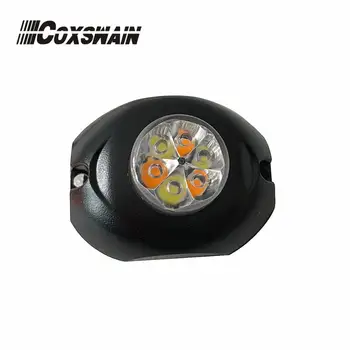 

COXSWAIN H6 DUAL COLOR LED Hideaway strobe warning lights , 6*5W LED, LED surface mount light, Car Truck grill Strobe Headlight