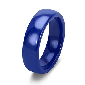6mm Blue Красочные 2 мм Керамика кольца для Для женщин нежно-розового цвета цвет: черный, синий белый фиолетовый Кольца элегантный Одежда высшего качества Обручение, ювелирное изделие, подарок - Цвет основного камня: 6mm Blue