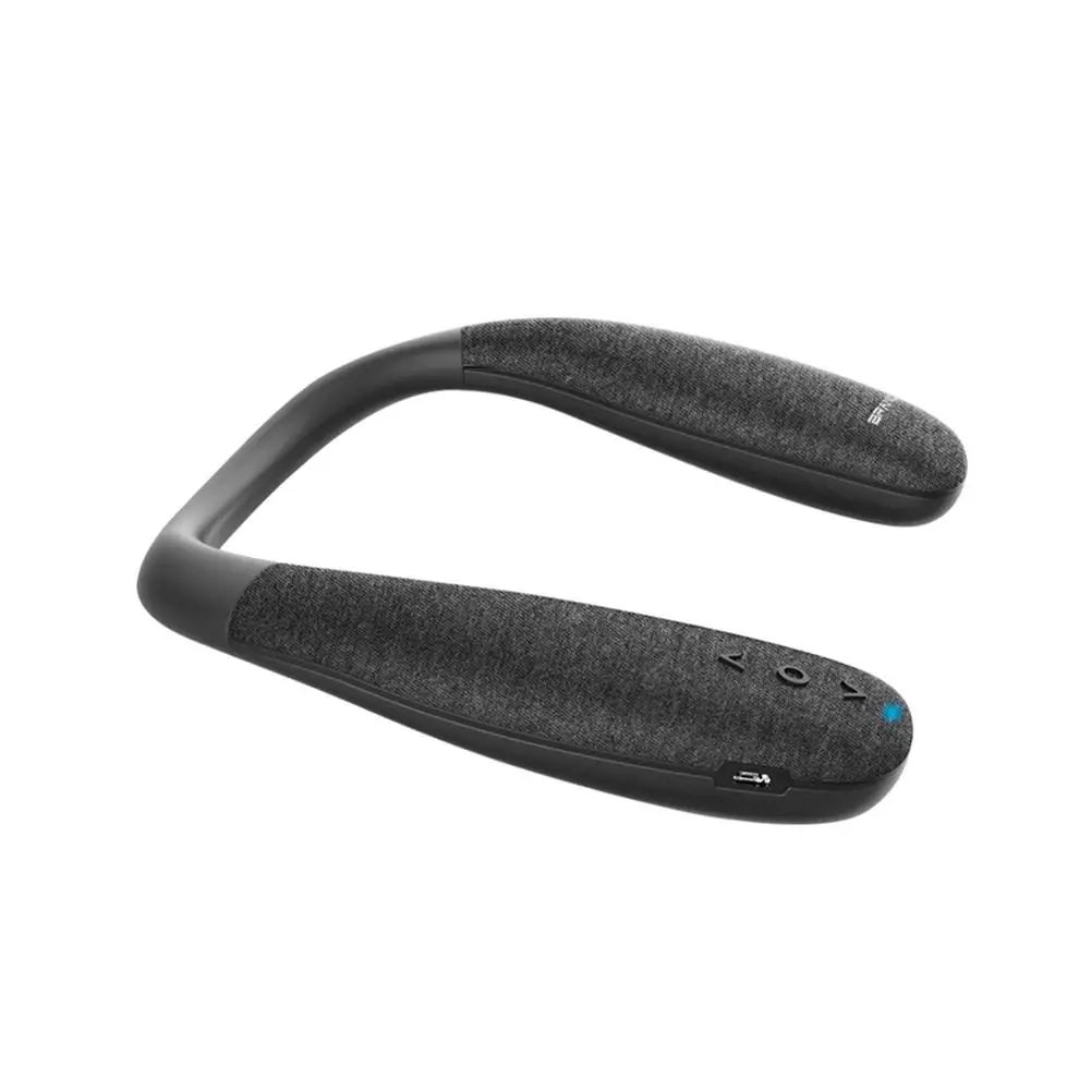 Altavoz deportivo Portátil con Bluetooth, dispositivo de Audio estéreo 5D resistente al agua para colgar en el cuello, con forma de U, recargable, ideal para regalo