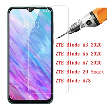 Перейти на Алиэкспресс и купить Закаленное стекло для защиты экрана ZTE Blade, фронтальная зеркальная защитная пленка для ZTE Blade A3 A5 A7 20 Smart A7S 2020