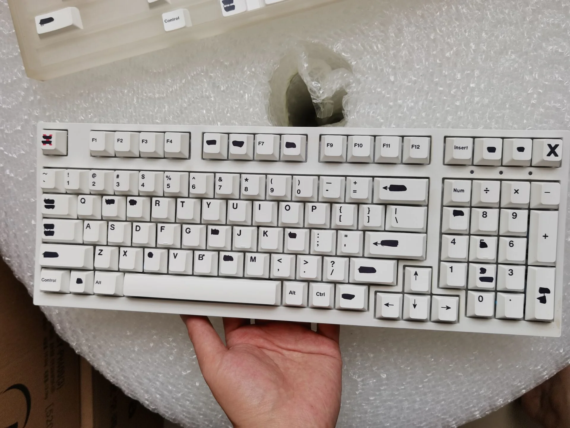 conjunto redacted tema keycaps para mx switch teclado mecânico pbt tintura sublimação chave tampões cereja perfil gmk