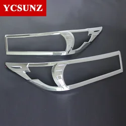 Couverture de phares avant chromés pour Toyota Ki Jang Innova, pièces détachées pour Toyota Innova Ycsunz, 2016 – 2019 