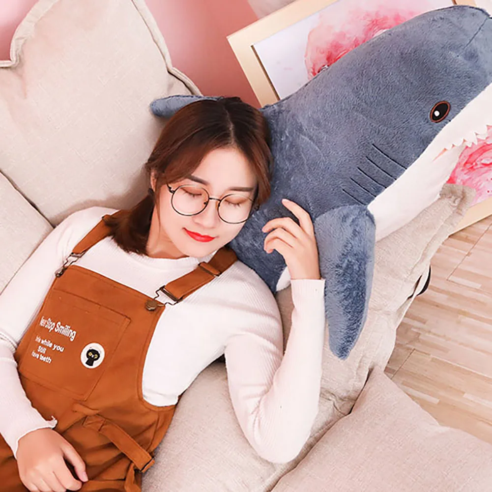 Детская одежда на рост 80, 100/140 см мягкие акула плюшевые игрушки Shark игрушка подушка для детей подарок на день рождения или магазин украшения дома