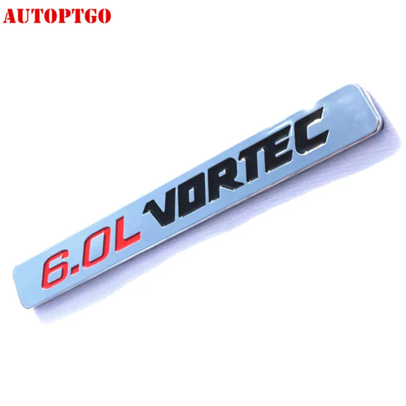 Автомобильный Стайлинг кузова дверь багажника 6.0L VORTEC логотип эмблема значок наклейка для Chevy Chevrolet Sierra Silverado GMC