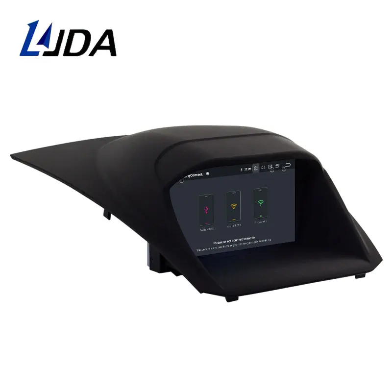 LJDA Android 9,0 dvd-плеер для автомобиля Ford Fiesta 2013 2 Din радио аудио gps навигация 4G+ 64G DSP