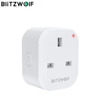 

BlitzWolf BW-SHP11 Smart Socket 16A 3520W UK Plug APP Remote Controller Adapter Outlet Smart Switch Timer with Alexa Google Home