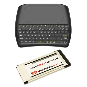

2 Pcs Accessories: 1 Pcs 2.4Ghz Mini Wireless Keyboard Full Sn Mouse Touchpad & 1 Pcs High-Speed 2 Port USB 3.0 to Expressca