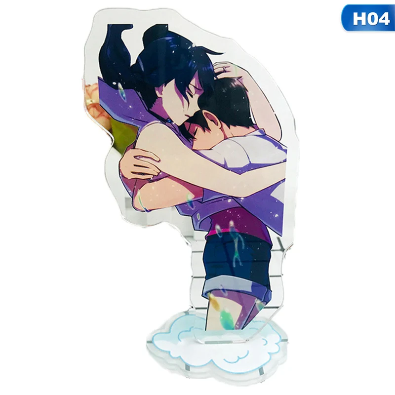 4 Аниме Tenki No Ko Weathering With You Amano Hina Morishima Hodaka Косплей фигурка на акриловой подставке настольная модель тарелка рождественские подарки - Цвет: 4