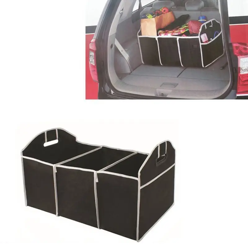 

50*32.5*32.5cm New Portable Car Trunk Organizer Eco-Friendly Collapsible Cargo Storage Box For Auto Trucks Storage Bag