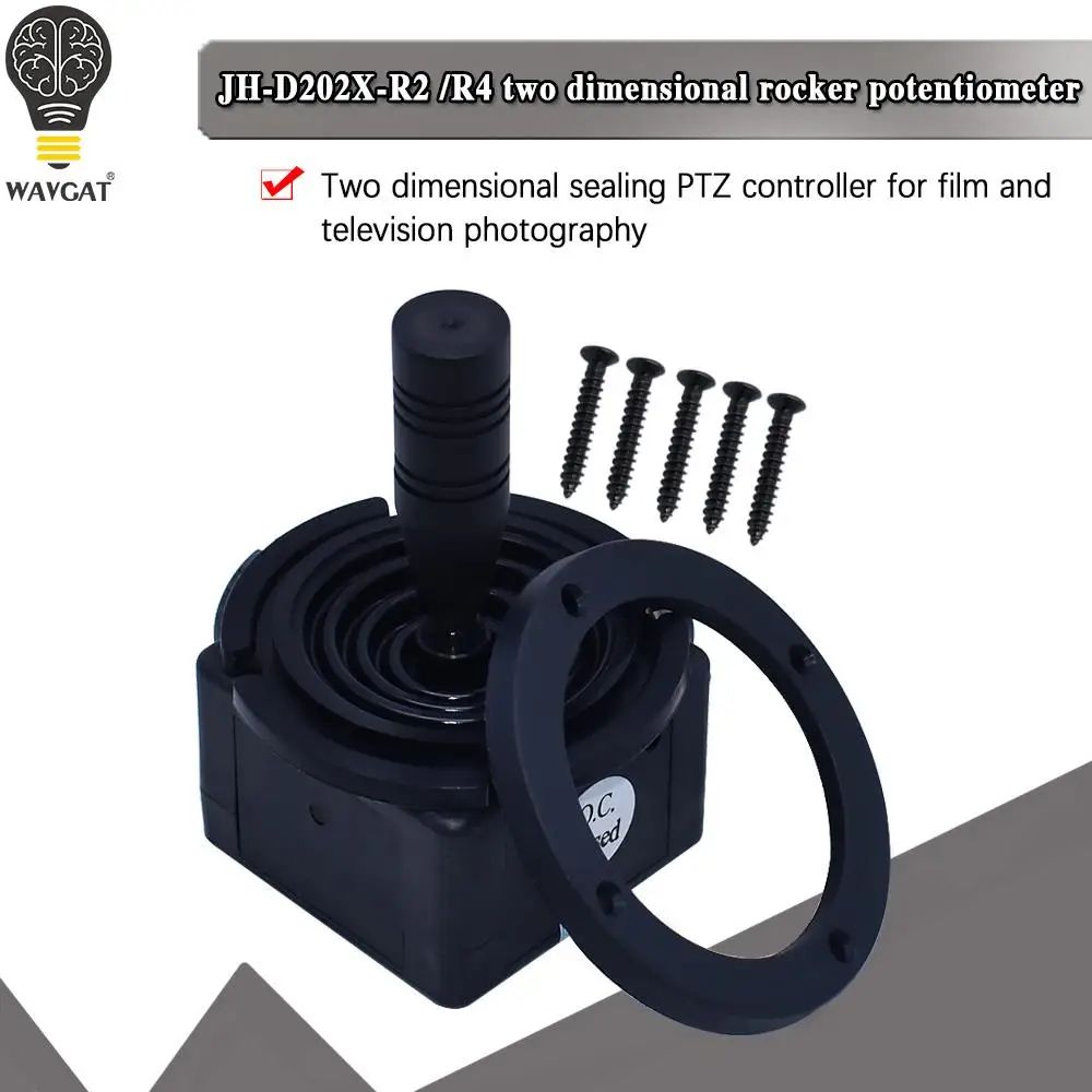 Joystick potentiometer JH-D202X-R2/R4 5K 10K 2-axis 2D Monitor Keyboard ball joyrode controller For Photographic film Tool | Электронные
