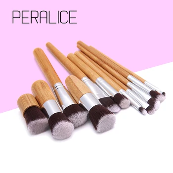 

PERALICE 11 Pcs/lot Makeup Brushes Set Eye Shadow Blending Eyeliner Eyelash Eyebrow Brushes for Makeup Professional Facebrush