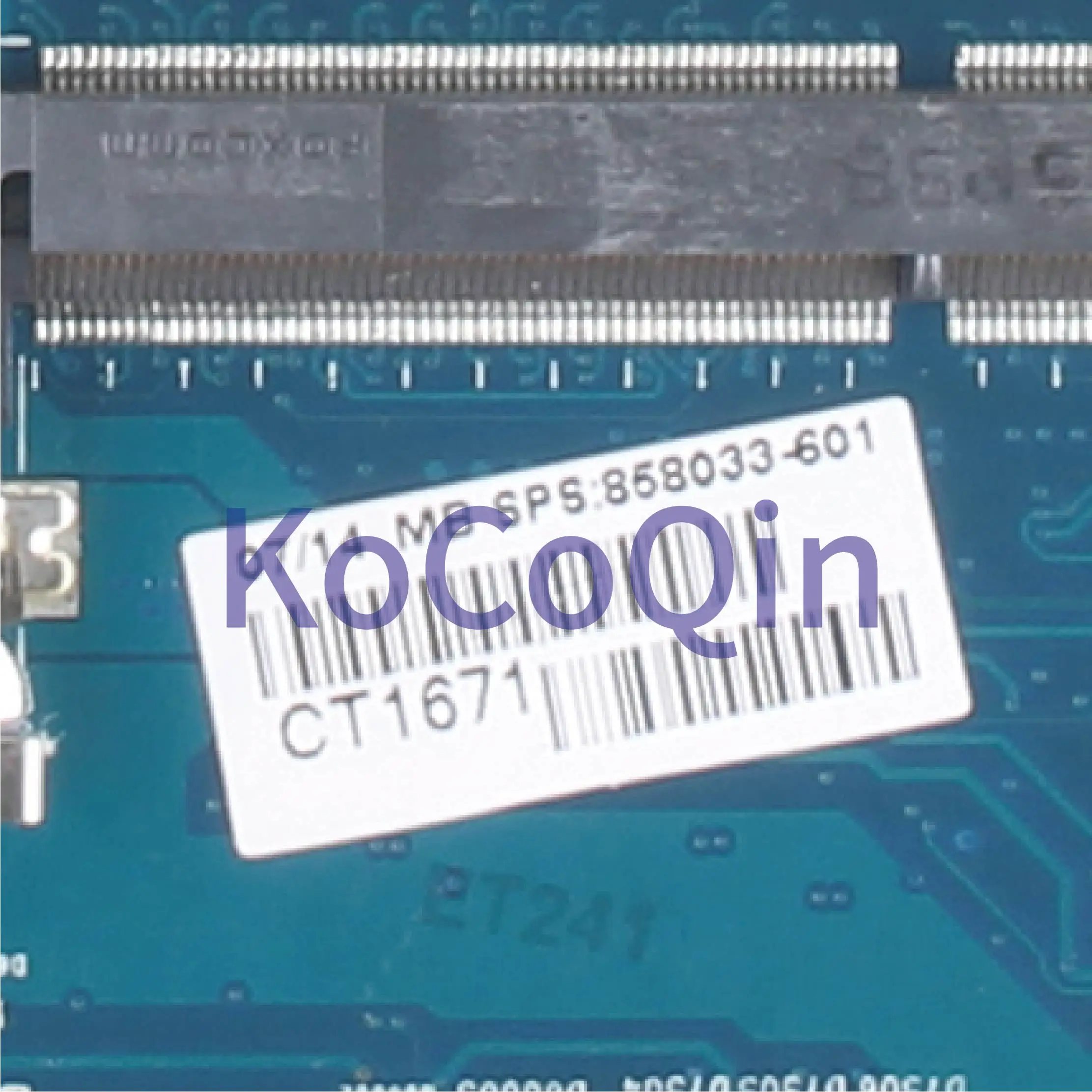 incredible KoCoQin Laptop motherboard For HP Pavillion 14-AM 14-AC I7-6500U Mainboard SR2EZ 6050A2822501 85803