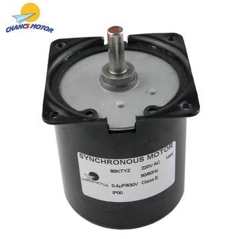 

AC Synchronous Motor 68KTYZ 220V Auto Synchronous Motor Gear Synchronous Motor 110RPM for Turntable