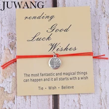 Очаровательные Парные браслеты с изображением Древа Жизни, красные браслеты дружбы для девочек, мужчин, влюбленных, детей, регулируемые женские браслеты