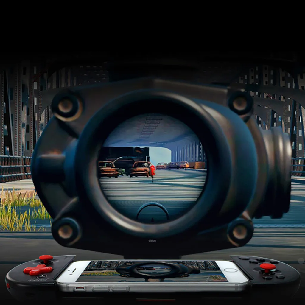 Wireless Bluetooth Game Controller Telescopic Gamepad Joystick for AndroidTablet PC TV Box#G4
