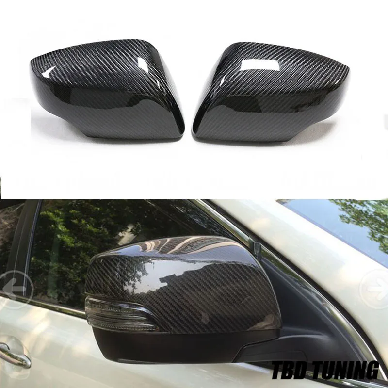 RealCarbonFiberCarWingMirrorCoverForSubaruXV201320142015