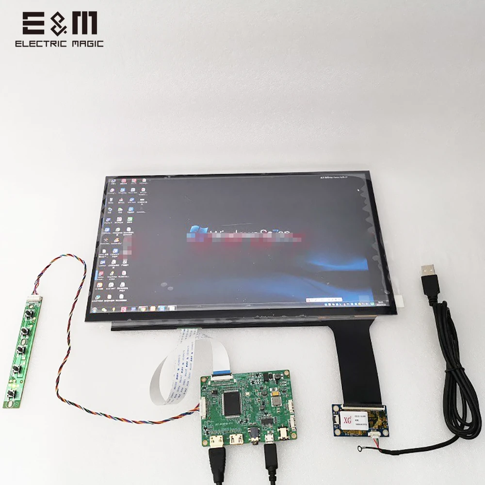 13,3 дюймов ips 1920*1080 Емкостный сенсорный экран ЖК-монитор HDMI USB 5V привод плата Raspberry Pi 1080P дисплей модуль DIY комплект