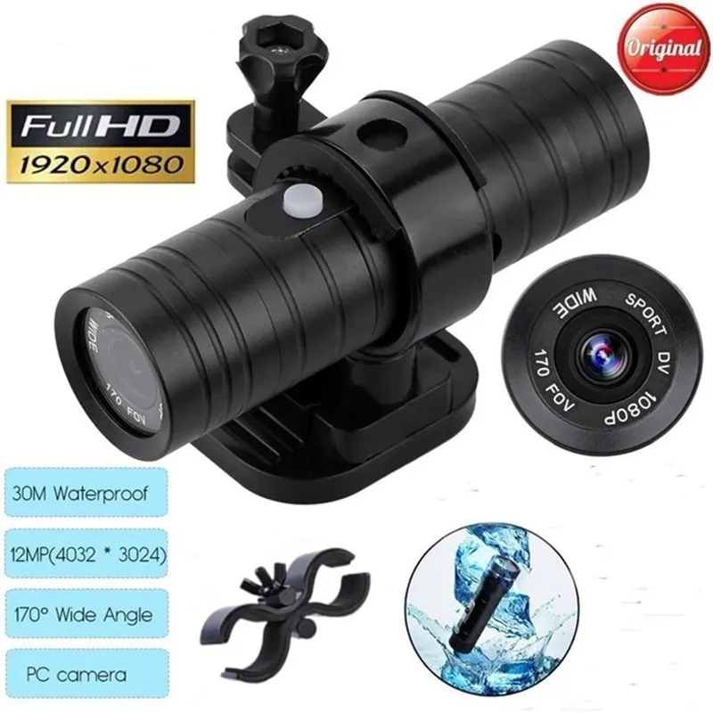 Full HD Mini Hunting Video Camera 170 FOV HD 1080P Helmet Sports Action Camera Video DV Camcorder Car Recorder for Hunting