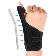 Thumb Support, Finger Protector Thumb Brace with Removable Splint and Adjustable Straps, Thumb Wrist Stabilizer for Arthritis, C