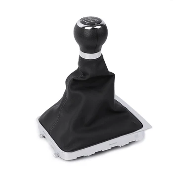 

Hot Gear Shift Knob Lever w/Gaiter Boot Cover Case For Volkswagen Passat B6 YHQ