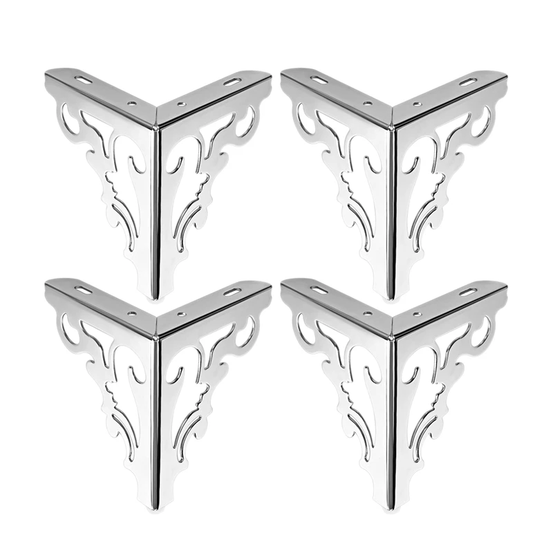 

4Pcs Metal Furniture Legs Feet, Modern Sofa Cabinet Legs for Repair & Restoration of Dresser, Wardrobe, Tea Table, Worktop Shelv
