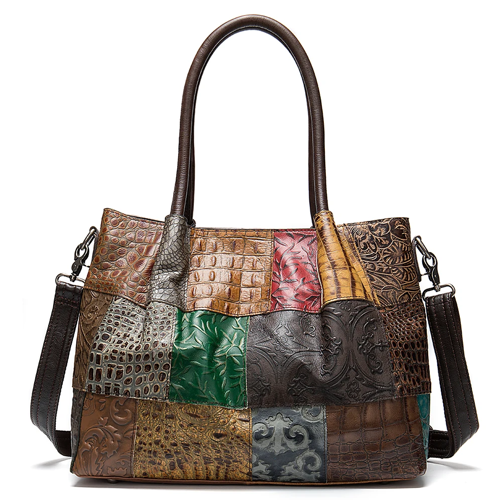 Natuurlijke Huid Vrouwen Reliëf Tas Crossbody Handtas Vrouwelijke Winkelen Grote Capaciteit Schouder Echt Leer Casual Tassen Natuurlijke Huid Vrouwen Reliëf Tas Crossbody Handtas Vrouwelijke Winkelen Grote Capaciteit Schouder Echt Leer Casual Tassen