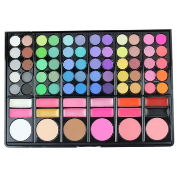 

Muti-function 78 Color Makeup Palette Eye Shadow Concealer Lip Gloss Eyeshadow Palette With Brush Gift Brighten Skin Colour