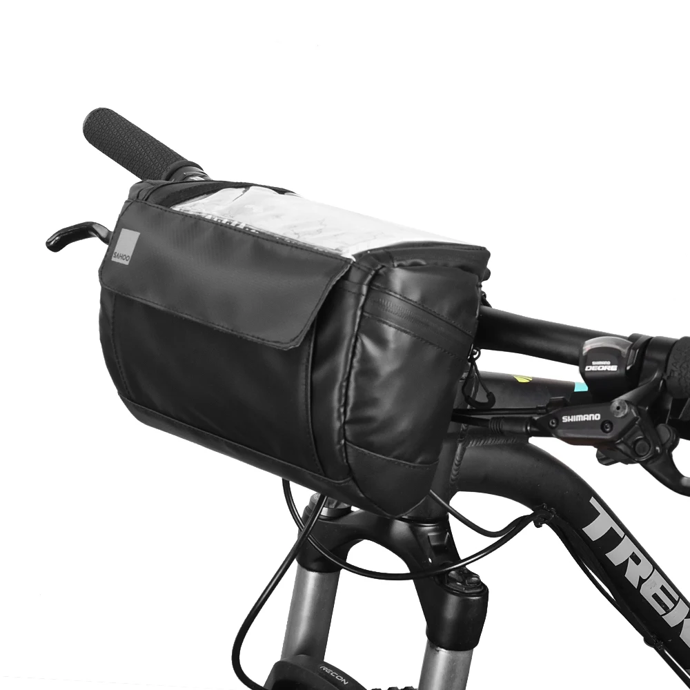 Многофункциональная велосипедная сумка на руль велосипеда, сумка-корзина, передняя Труба, карман для спорта на открытом воздухе, сумка через плечо