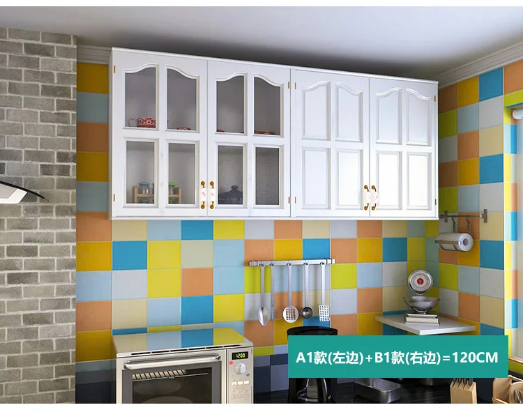 European kitchen cabinet wall cabinet bathroom balcony hanging cabinet bathroom storage cabinet wall hanging cabinet