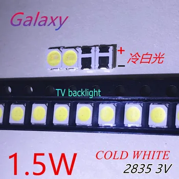 

4000PCS FOR LED Backlight 1.5W 3V 1210 3528 2835 131LM Cool white LCD Backlight for TV TV Application CUW JHSP