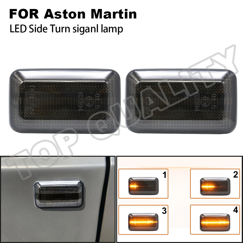 

Dynamic LED Side Marker Turn Signal Light For Aston Martin DB7,Virage,Volante,V8 CoupÃ© and Vantage Amber Sequential Blinker Lamp