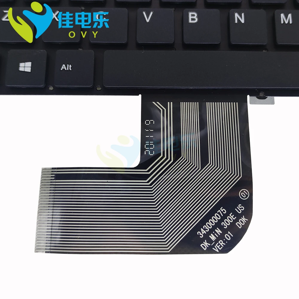 Dk_min 300e Ru-teclado para Laptop em Inglês e Russo para Prestigio Smartbook 141s Psb141s - Imagem 4