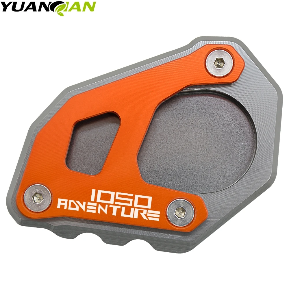 Для KTM 1050 1090 1190 1290 приключение ADV 2007- Мотоцикл с ЧПУ боковая стойка расширения пластины подставки увеличить Pad - Цвет: gray and Orange