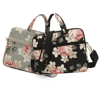 

Laptop Bag Canvas Notebook Shoulder Sling Pouch Cover Case 13"14"15"15.6" Computer Handbag Women Men Sleeve For Dell Macbook IBM