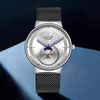 

2020 LIGE Mens Watches Top Brand Luxury Fashion Business Quartz Watch Men Simple Waterproof ClockVariety of styles reloj hombre
