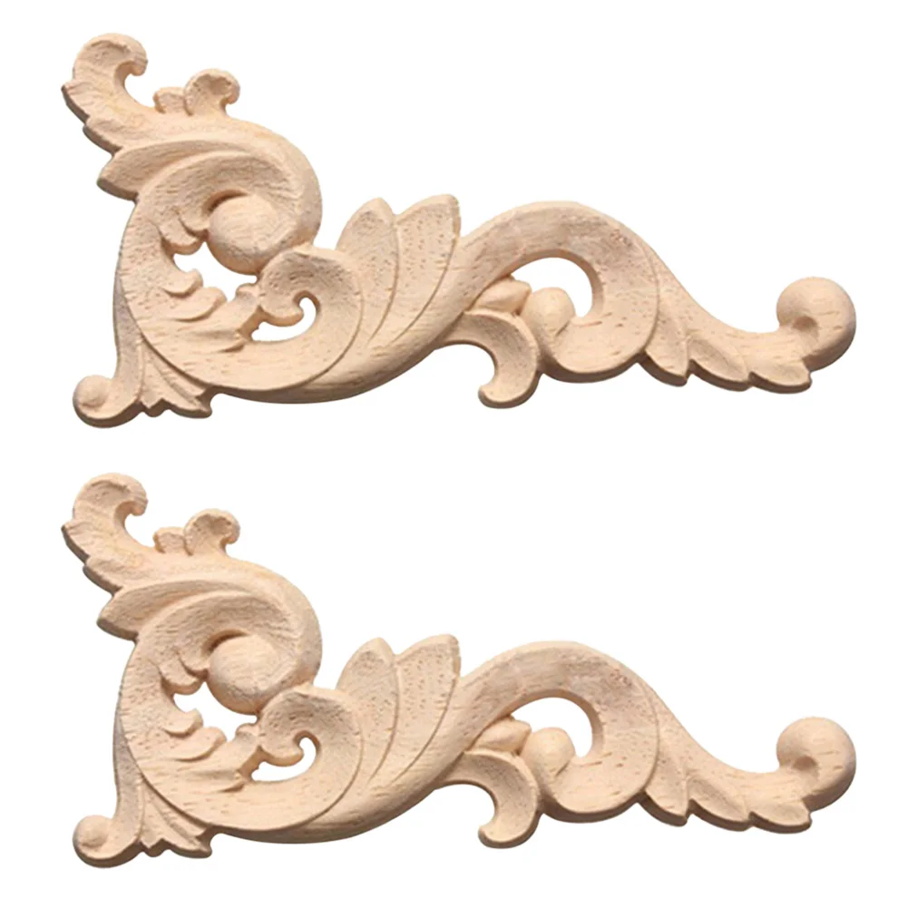 2 шт. наклейка с резьбой по дереву угловая фигурка Классическая современная