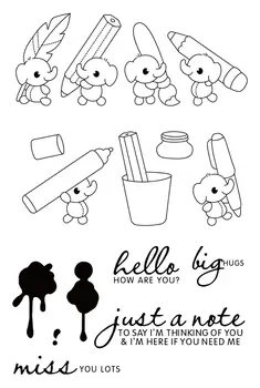 

Transparent metal Clear stamp and cutting dies DIY Silicone Seals Scrapbooking /Card Making/Photo Album Decoration