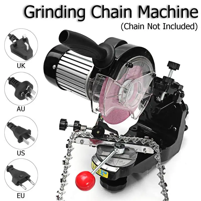 

230W Large grinding wheels Saw Chain Grinder Electric Chainsaw Sharpener 3600RPM for Bench Chainsaw Sharpener AU/UK/EU/US plug