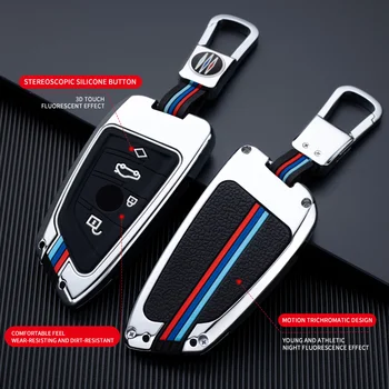 Car Key Case Cover For Bmw 2 3 5 7 Series 6gt X1 X3 X5 X6 F45 F46 G20 G30 G32 G11 G12 F48 G01 F15 F85 F16 F86 - - Racext™️ - - Racext 11