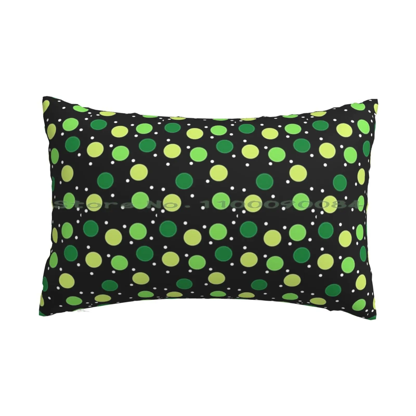 Polka-Dots Nero Con Federa Verde-Bianca 20X30 50*75 Divano Camera Da Letto Vintage Champagne Dom _ Perignon Film Superhero Sports
