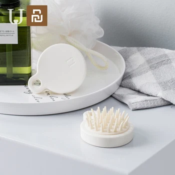 

Youpin Jordan&Judy Silicone Shampoo Brush Portable Adult Massage Comb Scalp Round Itching Artifact Hair Brush